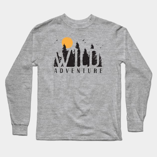 Wild Adventure Long Sleeve T-Shirt by Wintrly